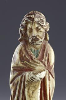 Knife handle or handle of a hair parter (gravoir) (Front, detail)