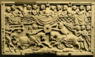 Lid (fragment of a casket; coffret) (Front)