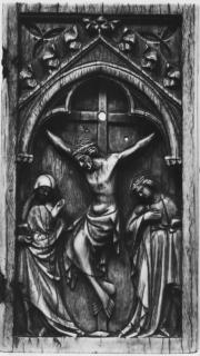 Diptych, 1 register, 1 arch across (plaquette) (Wing, right)