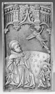 Panel, 1 register, 1 arch across (plaquette) (Front)