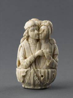 Rosary bead, 2 faces (chapelet) (Side 1)
