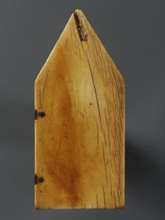Gabled panel (part of a polyptych), 1 register, 1 arch across (Back)