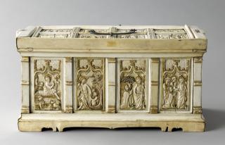 Casket, ogee arches (coffret; box; boite) (Body, back)