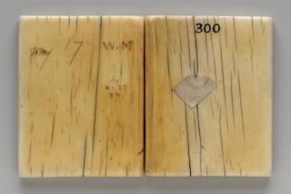 Diptych, 1 register, 3 arches across (plaquettes; frise d'arcatures) (Back)