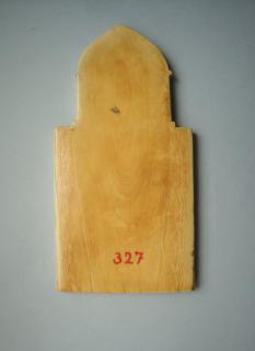 Gabled panel, 2 registers (Back)