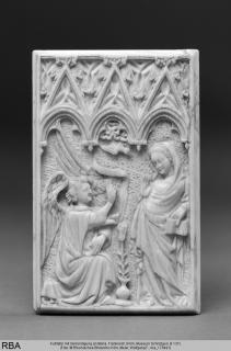 Panel, 1 register, 3 arches across (plaquette; frise d'arcatures) (Front)