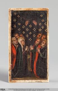 Double-sided painted panel (probably writing tablet; tablette à écrire) (Side 2)