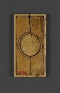 Writing tablet, 1 register, 1 arch and 2 half arches across (frise d'arcatures; plaquette; tablette à écrire) (Back)