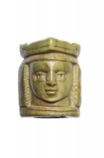 Rosary bead, 2 faces (chapelet) (Side 1)