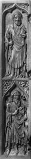 Triptych, 2 registers, with ogee arches; also known as the 'Grandisson Triptych' (Front)