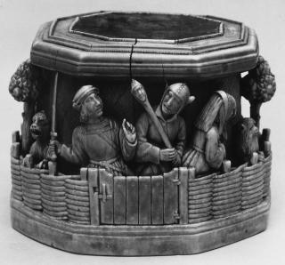 Base for a statuette (Side)