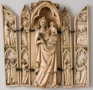 Gabled polyptych (tabernacle) (Front)