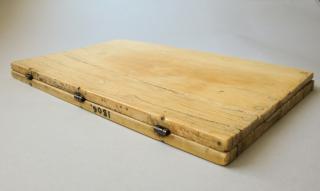 Diptych, 2 registers, 2 arches across (colonnettes; frise d'arcatures) (Side)