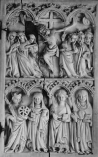 Diptych, 2 registers, 3 and 4 arches across (frise d'arcatures) (Wing, right)