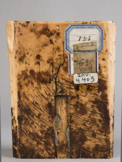 Pax, 1 register, 3 arches across (frise d'arcatures; plaquette; baiser de paix) (Back)