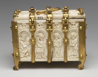 Casket (coffret; frise d'arcatures) (Back)