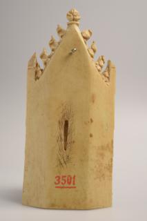 Gabled pax, 1 register, 1 arch across (baiser de paix) (Back)