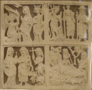 Openwork panel (plaquette ajourée), 2 registers (Front)