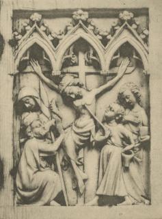 Diptych, 1 register, 3 arches across (frise d'arcatures; plaquettes) (Wing, right)