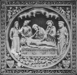 Openwork diptych with roundels (plaques ajourées) (Front)