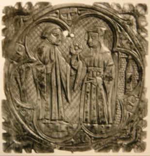 Mirror case, frame of 6 lobes (valve de miroir) (Front)