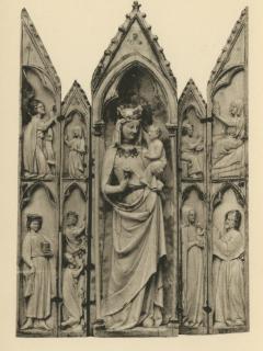 Gabled polyptych (tabernacle; colonnettes) (Front)