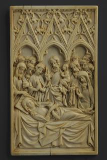 Panel, 1 register, 3 arches across (plaquette; frise d'arcatures) (Front)