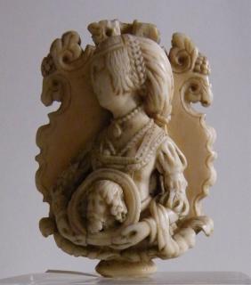 Rosary bead, 2 faces (chaplet) (Side 2)