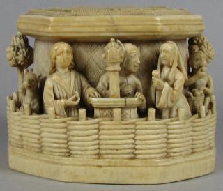 Base for a statuette (Side)