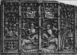 Panel (fragment from a casket; lid; coffret) (Front)