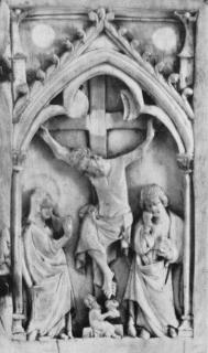 Diptych, 1 register, 1 arch across (plaquettes; colonnettes) (Wing, right)