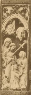 Openwork triptych, 1 register (ajouré) (Wing, left)