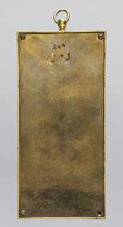 Panel, 1 register, 1 arch across (plaquette) (Back)