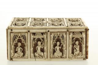 Openwork casket with arches (coffret ajouré; frise d'arcatures) (Body, back)