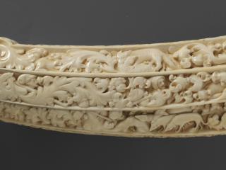 Hunting horn (oliphant) (Detail, side 2)