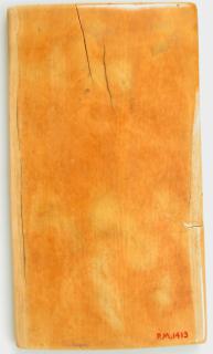 Panel, 2 registers, 3 arches across (frise d'arcatures) (Back)