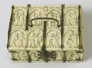Casket with arches (coffret; frise d'arcatures) (Lid)