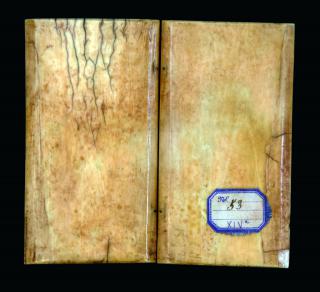 Diptych, 1 register, 1 arch across (plaquettes) (Back)