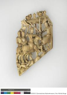Openwork relief (possibly fragment of a saddle or sword sheath; ajouré) (Front)