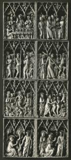 Openwork panels, 4 registers, 3 arches across (plaques ajourées; frise d'arcatures) (Front)