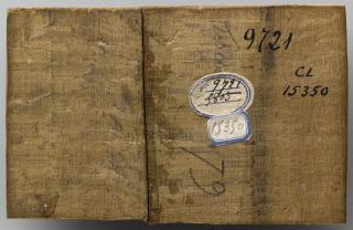 Panel (fragment of a box), 1 register (Back)