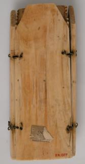 Gabled polyptych (tabernacle) (Closed, back)