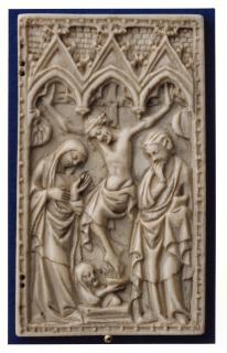 Panel, 1 register, 3 arches across (frise d'arcatures; plaquette) (Front)