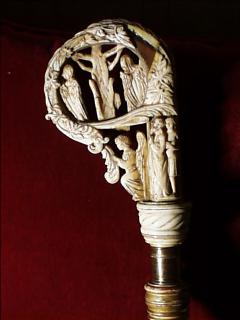 Head of crozier (crosse); known as the 'Crosse de Mgr Duperray' (Back)