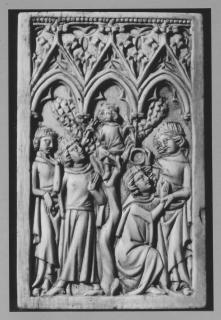 Writing tablet, 1 register, 3 arches across (frise d'arcatures; plaquette; tablette à écrire) (Front)