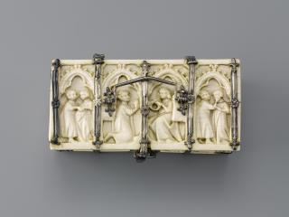 Casket with arches (coffret; frise d'arcatures; colonnettes) (Top)