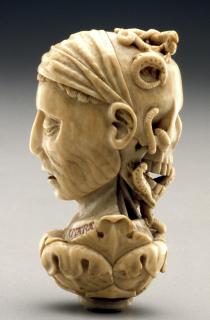 Rosary pendant, 2 faces (chapelet) (Side)