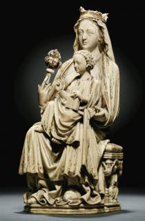Statuette; known as the Syon Virgin (Front)