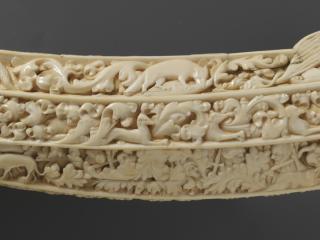Hunting horn (oliphant) (Detail, side 2)