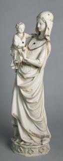 Statuette; known as the Virgin of the Sainte-Chapelle (Vierge de la Sainte-Chapelle) (Side)
